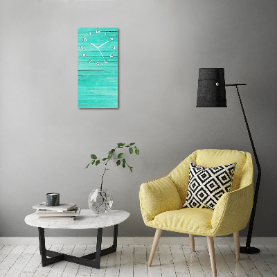 Rechthoekige glas klok Groene borden