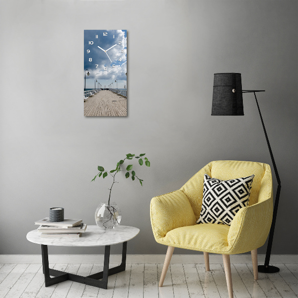 Rechthoekige glas klok Pier in Orłowo