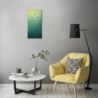 Rechthoekige glas klok Gradiëntachtergrond