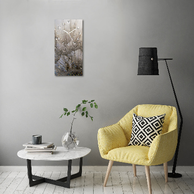 Glazen klok rechthoekige Paardenbloemzaden