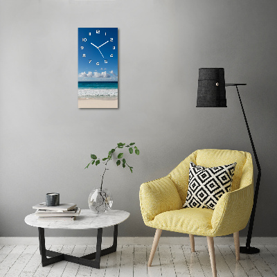 Glazen klok rechthoekige Tropisch strand