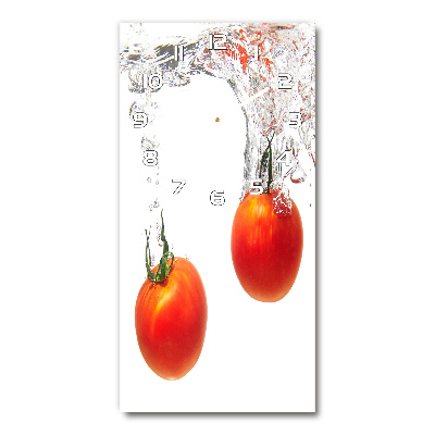 Rechthoekige glas klok Tomaten onder water