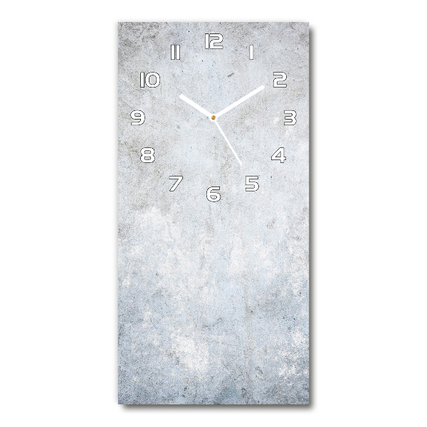Glazen klok rechthoekige Betonnen achtergrond