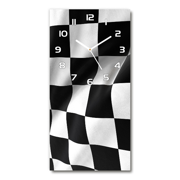 Glazen klok rechthoekige Finishvlag