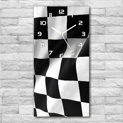 Glazen klok rechthoekige Finishvlag