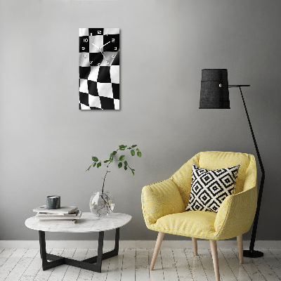 Glazen klok rechthoekige Finishvlag