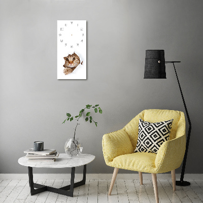 Glazen klok rechthoekige Kat