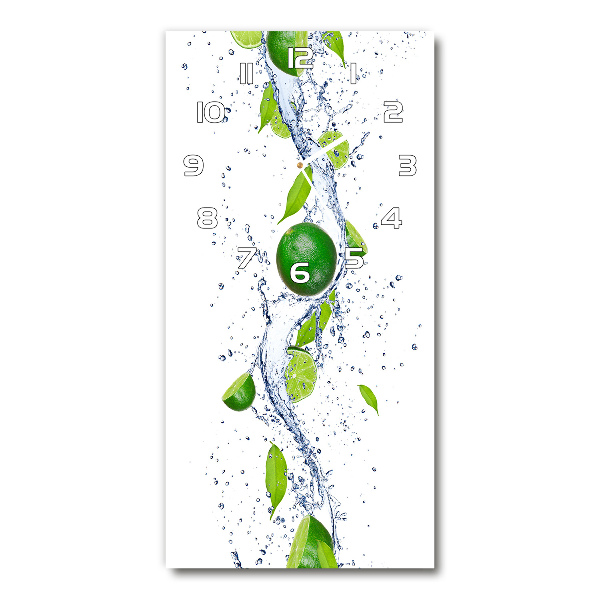 Rechthoekige glas klok Limoen