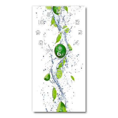 Rechthoekige glas klok Limoen