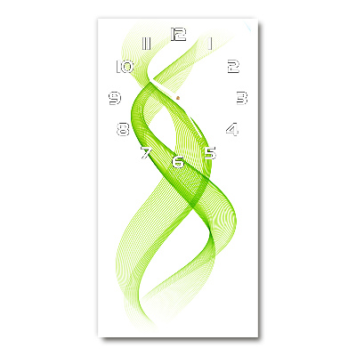 Glazen klok rechthoekige Kleurrijke golven