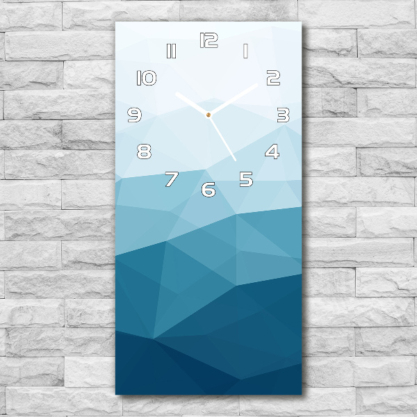 Rechthoekige glas klok Abstracte achtergrond