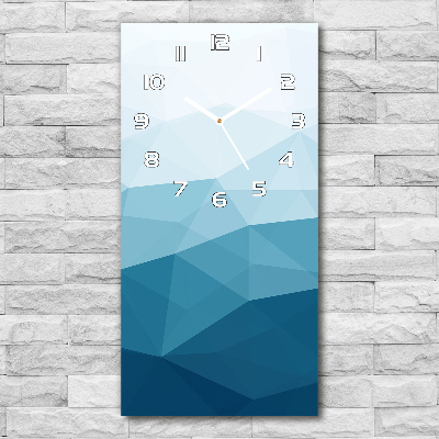 Rechthoekige glas klok Abstracte achtergrond