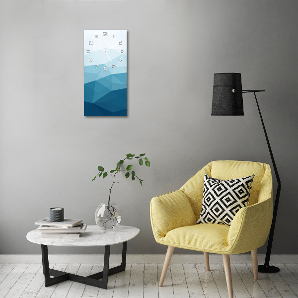 Rechthoekige glas klok Abstracte achtergrond