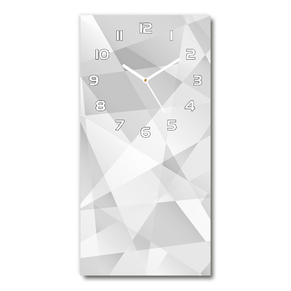 Rechthoekige glazen wandklok Abstracte achtergrond