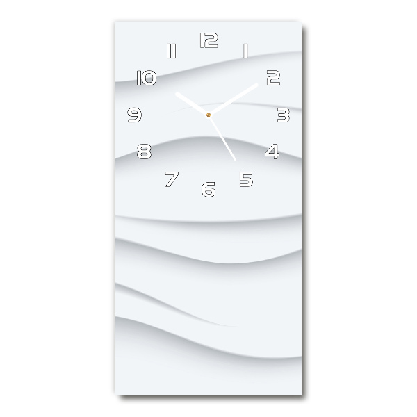 Glazen klok rechthoekige Abstracte golven