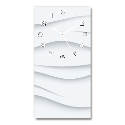 Glazen klok rechthoekige Abstracte golven