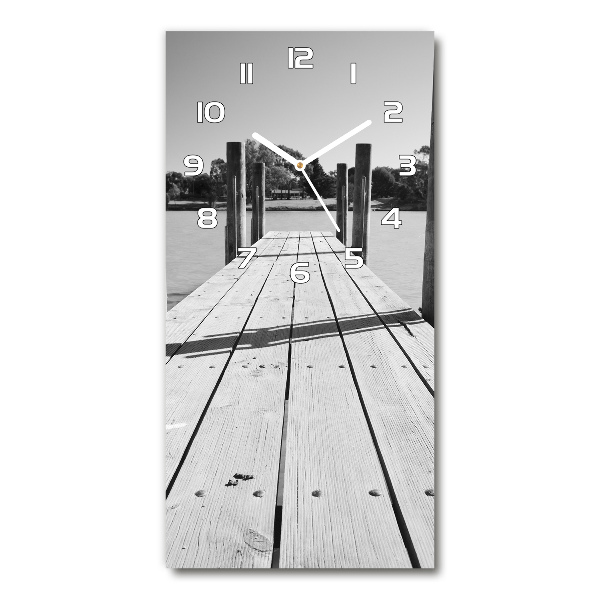 Glazen klok rechthoekige Houten steiger