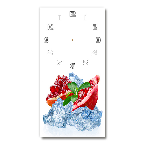 Glazen klok rechthoekige Granaat