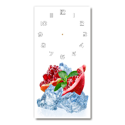 Glazen klok rechthoekige Granaat