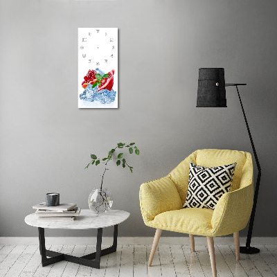 Glazen klok rechthoekige Granaat