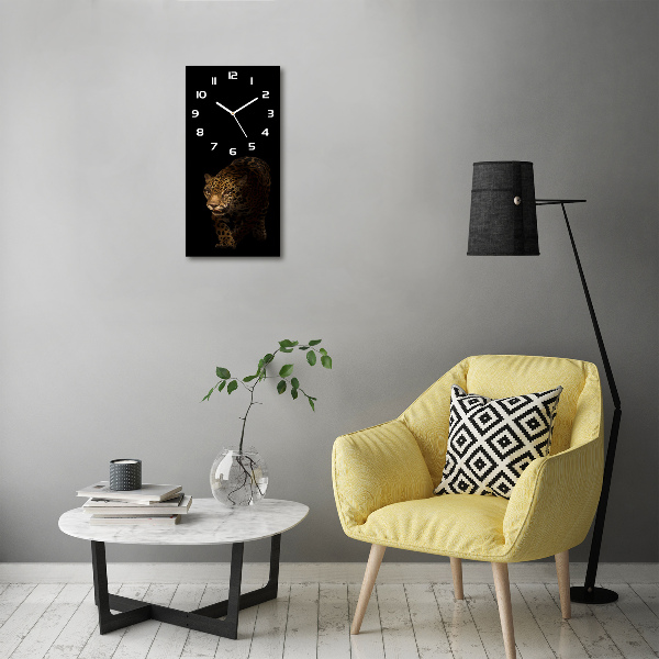 Glazen klok rechthoekige Jaguar