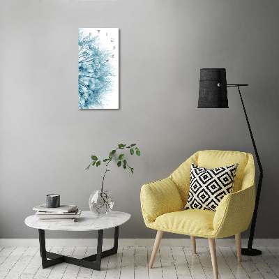 Glazen klok rechthoekige Paardenbloemzaden