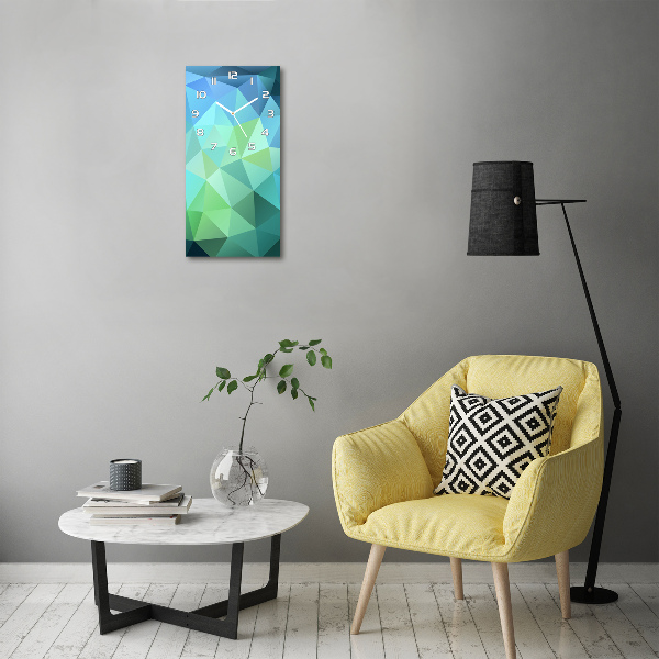 Glazen klok rechthoekige Abstracte achtergrond