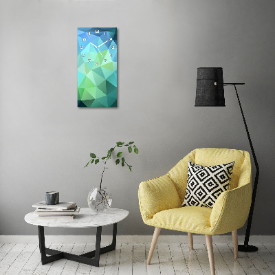 Glazen klok rechthoekige Abstracte achtergrond