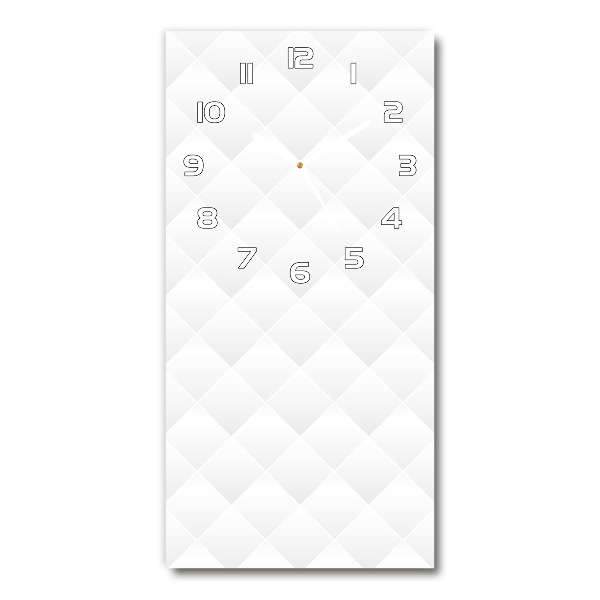 Rechthoekige glazen wandklok Abstracte achtergrond