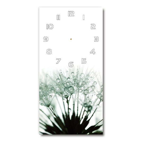 Glazen klok rechthoekige Paardenbloemzaden