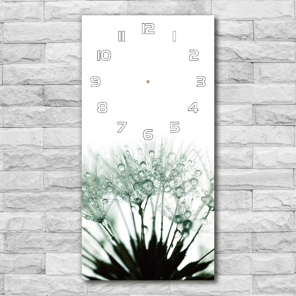 Glazen klok rechthoekige Paardenbloemzaden