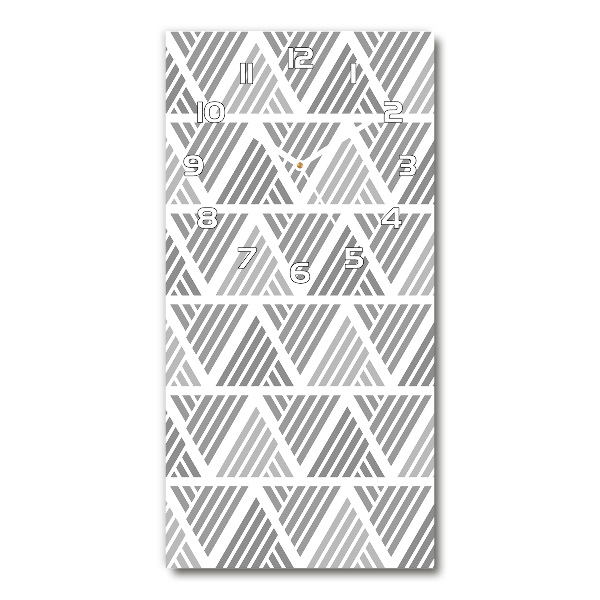 Glazen klok rechthoekige Geometrische achtergrond