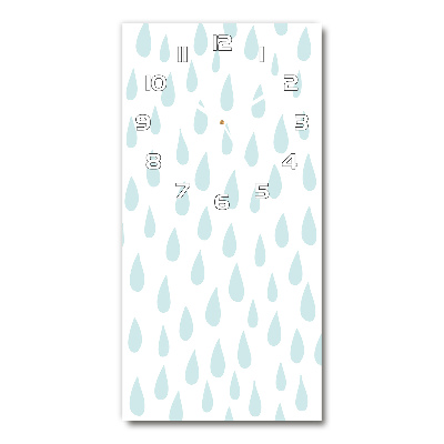 Rechthoekige glas klok Druppels