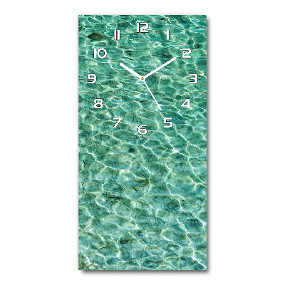 Glazen klok rechthoekige Helder water