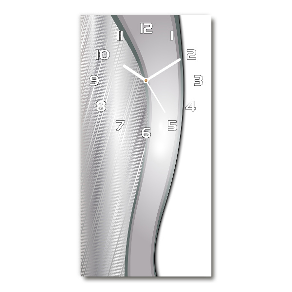 Rechthoekige glas klok Metaalabstractie