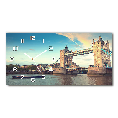 Glazen klok horizontaal Tower Bridge Londen