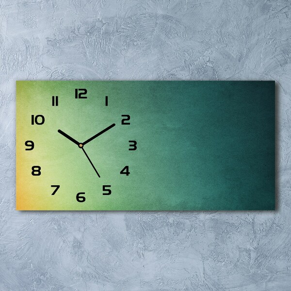 Glazen klok horizontaal Zeegradiënt