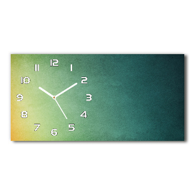 Glazen klok horizontaal Zeegradiënt