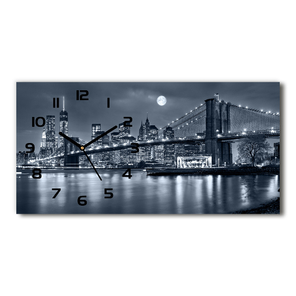 Glazen klok horizontaal Manhattan, New York