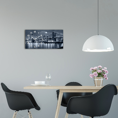 Glazen klok horizontaal Manhattan, New York