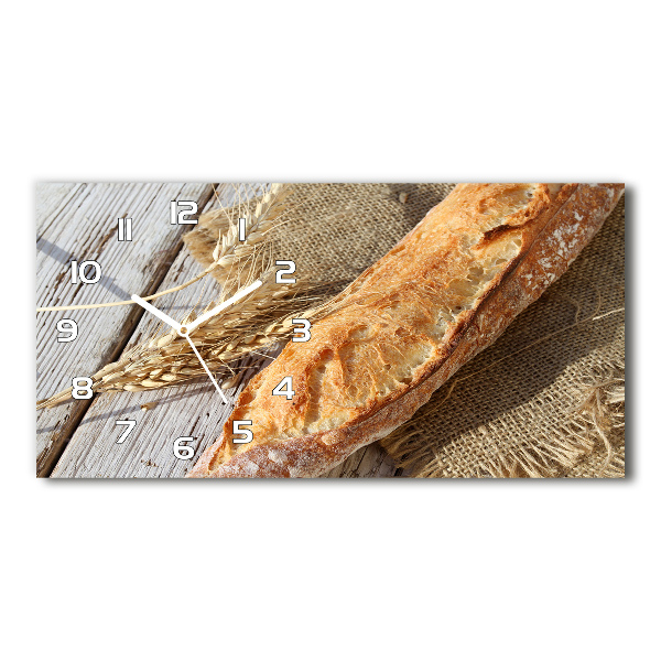 Glazen klok horizontaal Verse baguette