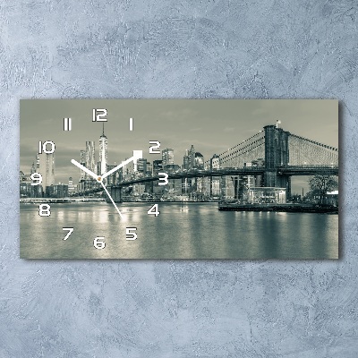 Glazen klok horizontaal Manhattan, New York