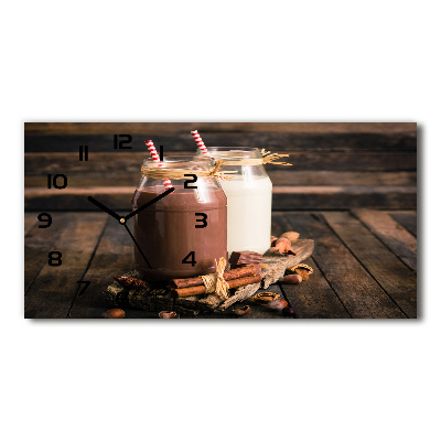 Glazen klok horizontaal Cocktails in potjes