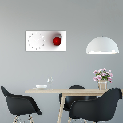 Glazen klok horizontaal Abstracte bol