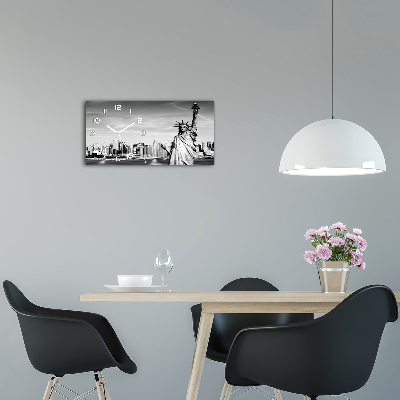 Glazen klok horizontaal Vrijheidsbeeld