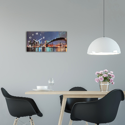 Glazen klok horizontaal Manhattan, New York