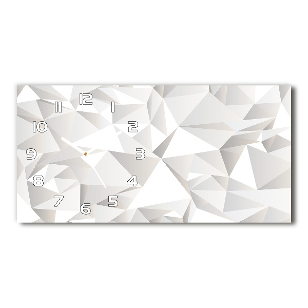 Glazen klok horizontaal Abstracte achtergrond