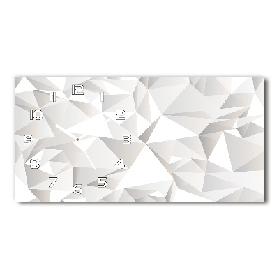 Glazen klok horizontaal Abstracte achtergrond