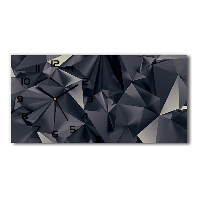 Glazen klok horizontaal Abstracte achtergrond
