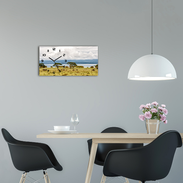 Glazen klok horizontaal Naivasha-meer